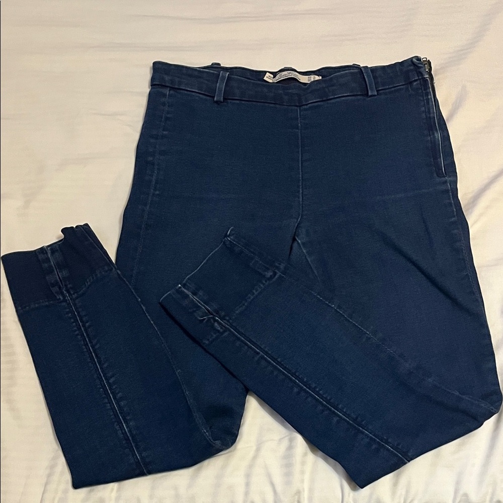 Leara Woman Slim Fit Dark Blue Denim Jeans
